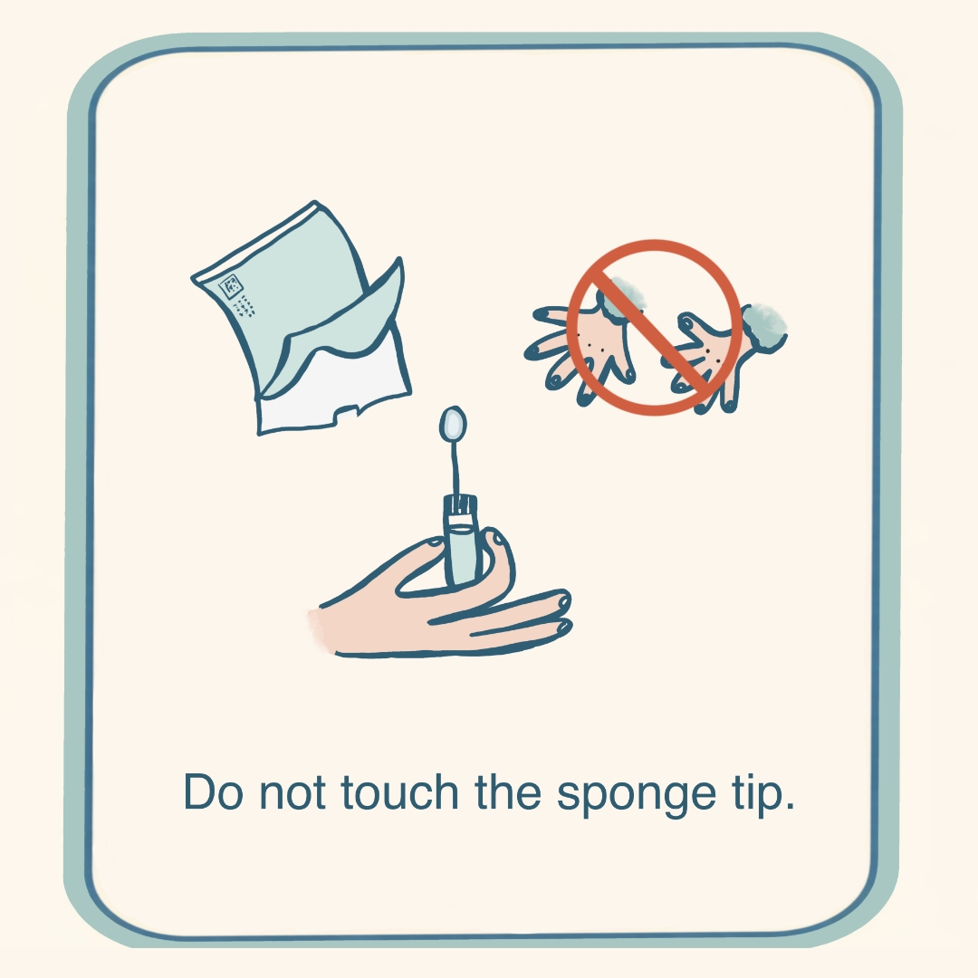 oragene cheek swab instruction 2