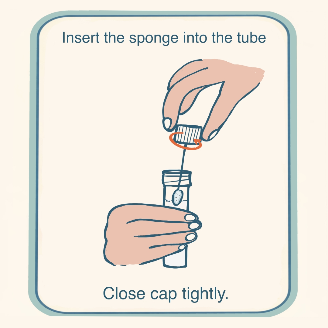 oragene cheek swab instruction 7